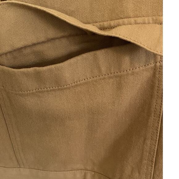 EILEEN FISHER Classic Organic Cotton Button Jacket Size S Tan Neutral Lagom - Picture 5 of 8